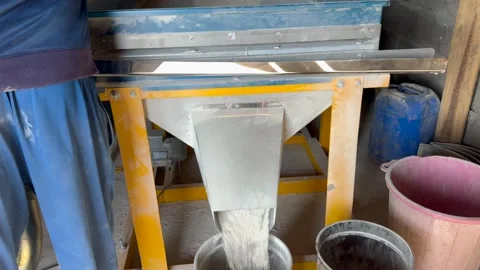 Wheat grinding machine Stock Footage 323104195