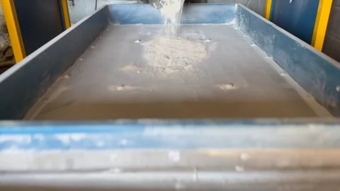 Wheat grinding machine Stock Footage 323104599