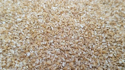 Wheat groats close-up Stockbeeldmateriaal 168026366