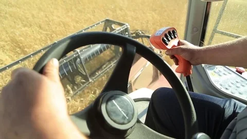The wheat harvest Stock Footage 75420469