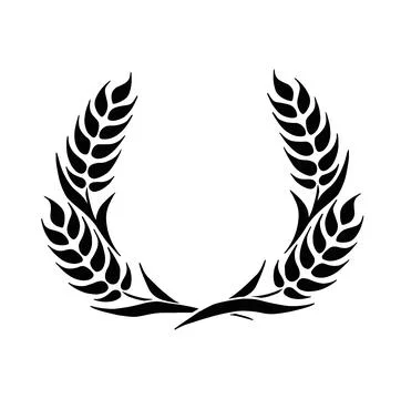 Wheat icon, vector flat design. Vector illustration Stock Illustration