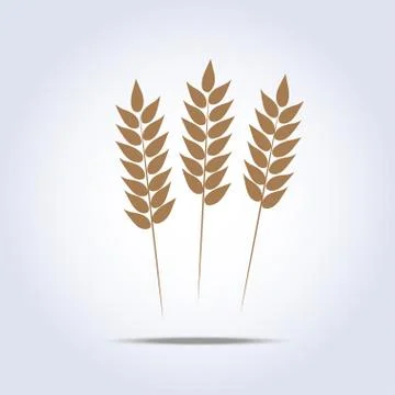 Wheat icon. Vector illustration Illustrazione stock