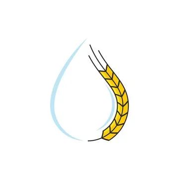 Wheat illustration design Stock Illustration