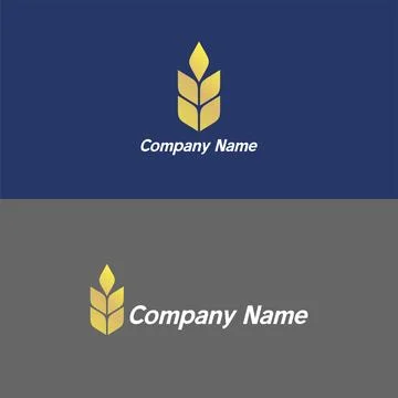 Wheat logo concept design vector illustration Stock Illustration