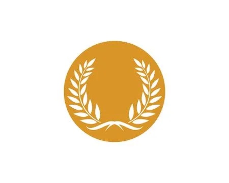 Wheat Logo Template Stock Illustration