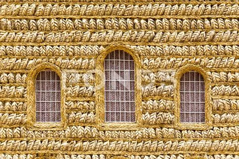Wheat model church art Stock Photos