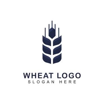 Wheat or grain logo Stock-Illustration