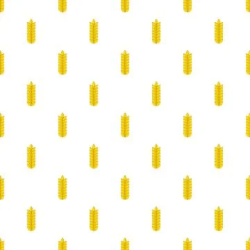 Wheat pattern, cartoon style Stock Illustration