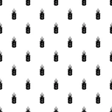 Wheat pattern seamless Stock Illustration