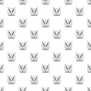 Wheat pattern vector seamless Stock Illustration