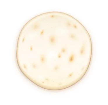 Wheat pita bread. Eps10 vector illustration. Stock Illustration