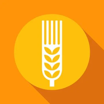 Wheat sign Stock Illustration