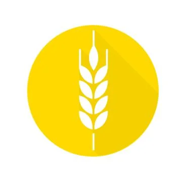 Wheat sign vector illustration Illustrazione stock