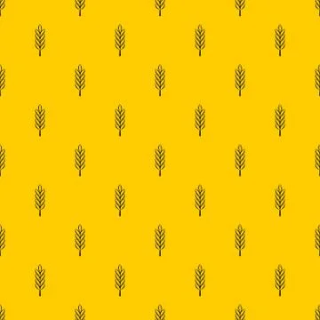 Wheat spike pattern vector 스톡 일러스트
