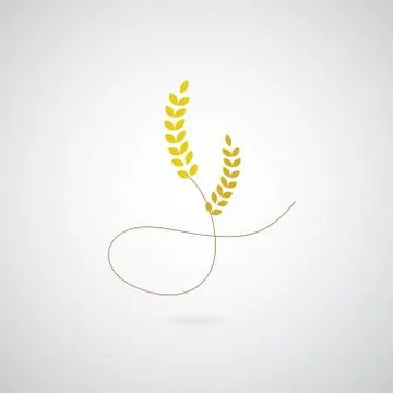 Wheat symbol Stock Illustration
