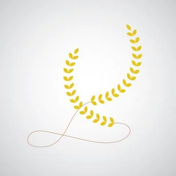 Wheat symbol Stock Illustration