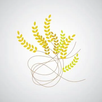 Wheat symbol Stock Illustration