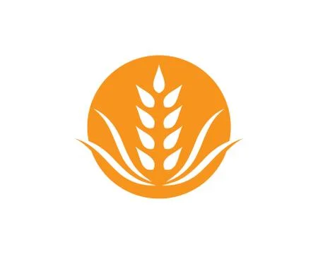 Wheat symbol vector icon illustration Stock Illustration