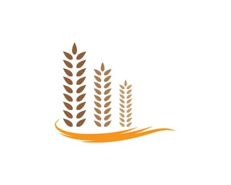 Wheat symbol vector icon illustration Stock Illustration