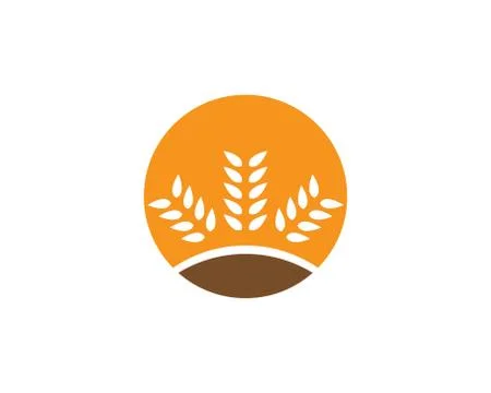 Wheat symbol vector icon illustration Stock Illustration