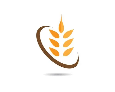 Wheat symbol vector icon illustration Stock Illustration