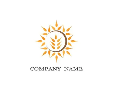 Wheat symbol vector icon illustration Stock Illustration