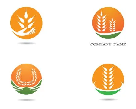 Wheat symbol vector icon illustration Stock Illustration