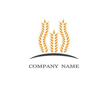 Wheat symbol vector icon illustration Stock Illustration