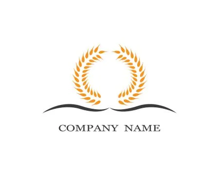 Wheat symbol vector icon illustration Stock Illustration
