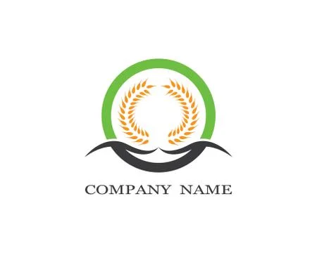 Wheat symbol vector icon illustration Stock Illustration
