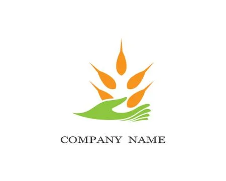 Wheat symbol vector icon illustration Illustrazione stock