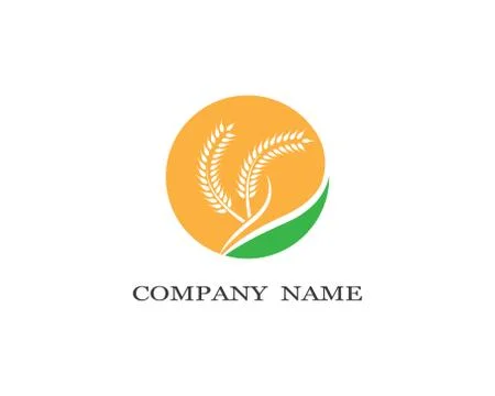 Wheat symbol vector icon illustration Stock Illustration