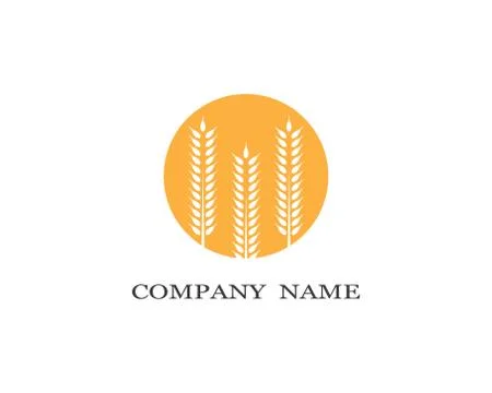 Wheat symbol vector icon illustration Stock Illustration