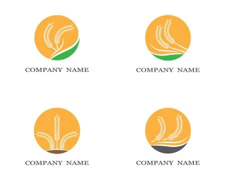 Wheat symbol vector icon illustration Stock Illustration