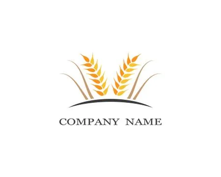 Wheat symbol vector icon illustration Stock Illustration