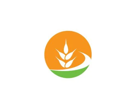 Wheat symbol vector icon illustration Stock Illustration