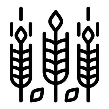 Wheat Vector Icon Design Illustration Illustrazione stock