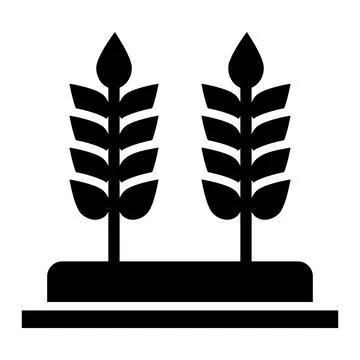 Wheat Vector Icon Design Illustration Stock Illustration