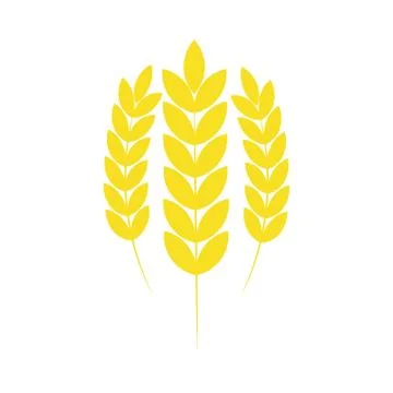 Wheat vector icon Illustrazione stock