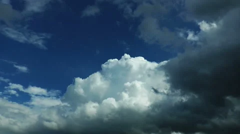 Wheater changes time-lapse clouds Stock Footage 41237297
