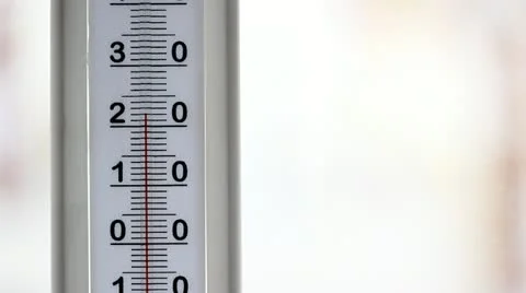 Wheather thermometer Stock Footage 10856047