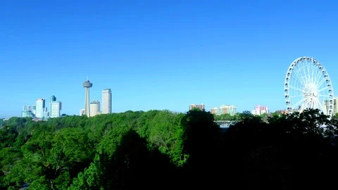 The wheel and CN tower Stock Footage 75654872
