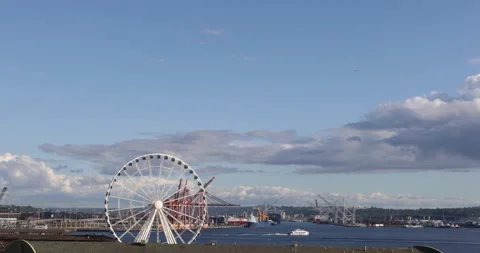 Wheel and Dock Stock Footage 165303722