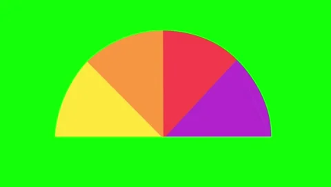 Wheel Animated on Green Screen Chroma Key Background Stock Footage 337052472
