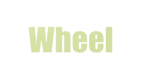 Wheel Animated Word Cloud On White Background Video stock 107235764