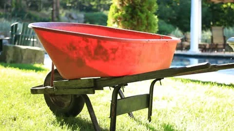 Wheel Barrel Video stock 12455993