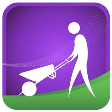 Wheel barrow Stock Illustration