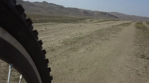 Wheel of a bicycle Video stock 61160806