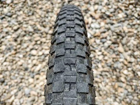 The wheel of a bicycle 스톡 사진