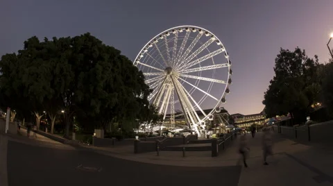 The Wheel of Brisbane moving time-lapse Vidéo 63741475
